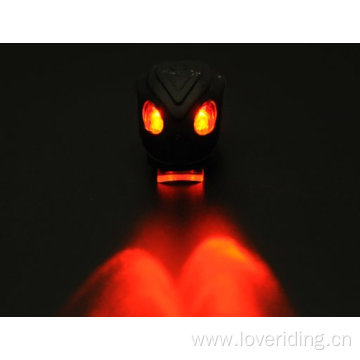 Silicone Bike Light Bicycle Rear LED Frog Light